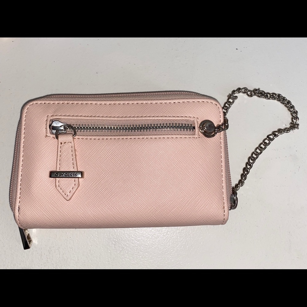 G by Guess Women’s Pink Wallet With Chain